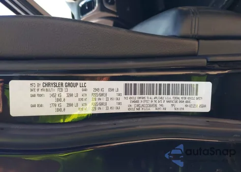 2013 Dodge Durango Sxt из США, поврежденный, VIN 1C4RDJAG1DC660596